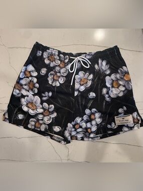 Ryoko Rain Men’s Floral Mesh Shorts, Size XXXL, NWOT